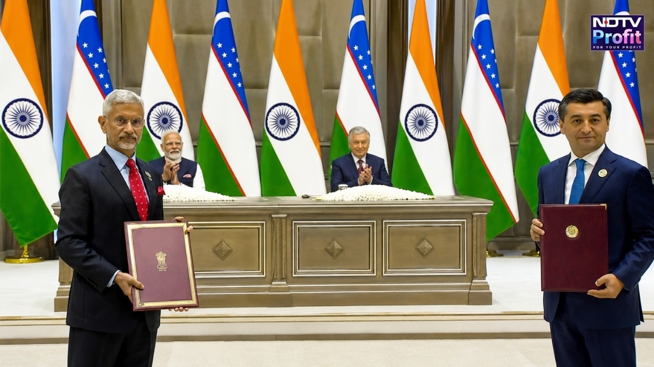 India, Uzbekistan Exchange Key MoUs In Presence Of Modi, Mirziyoyev