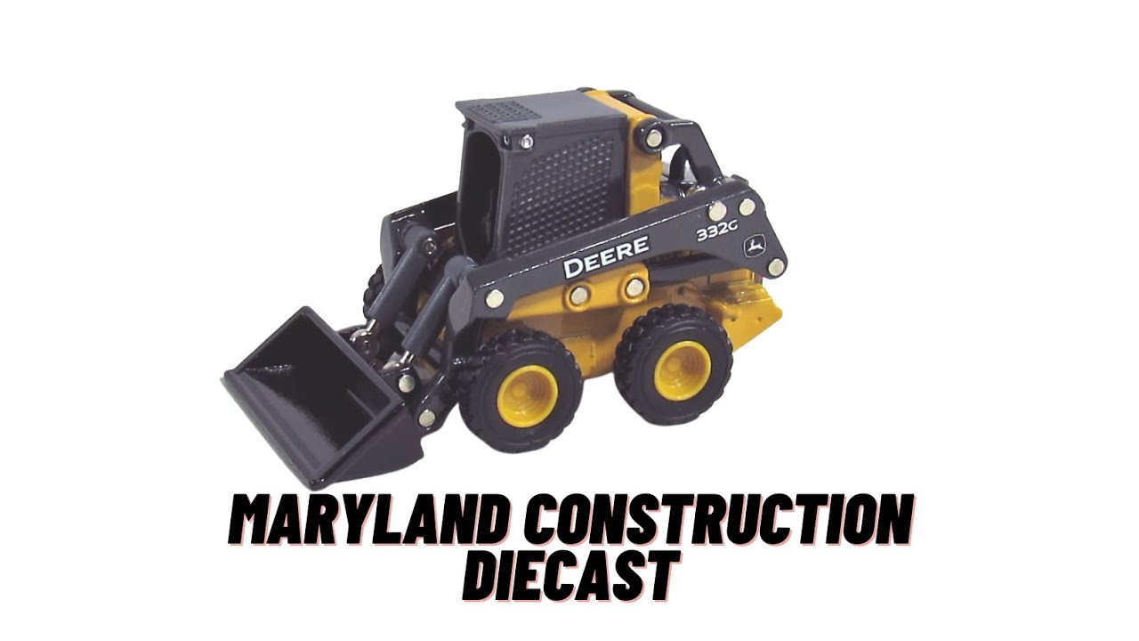 Ertl John Deere 332G Skid Loader 1/50 Scale Diecast Model Review