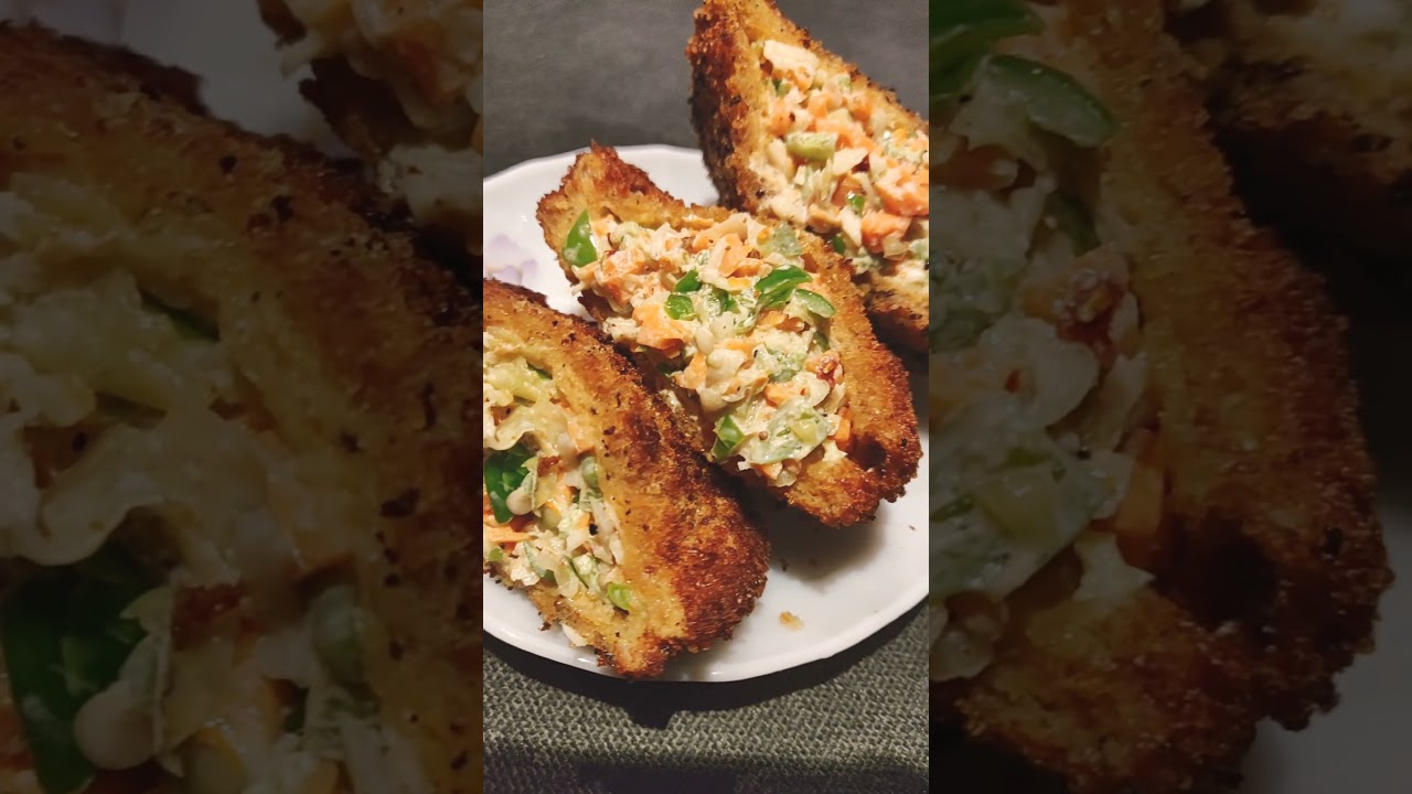 Stuffed Bread to make an amazing snack | Bread Pockets | Home Daily