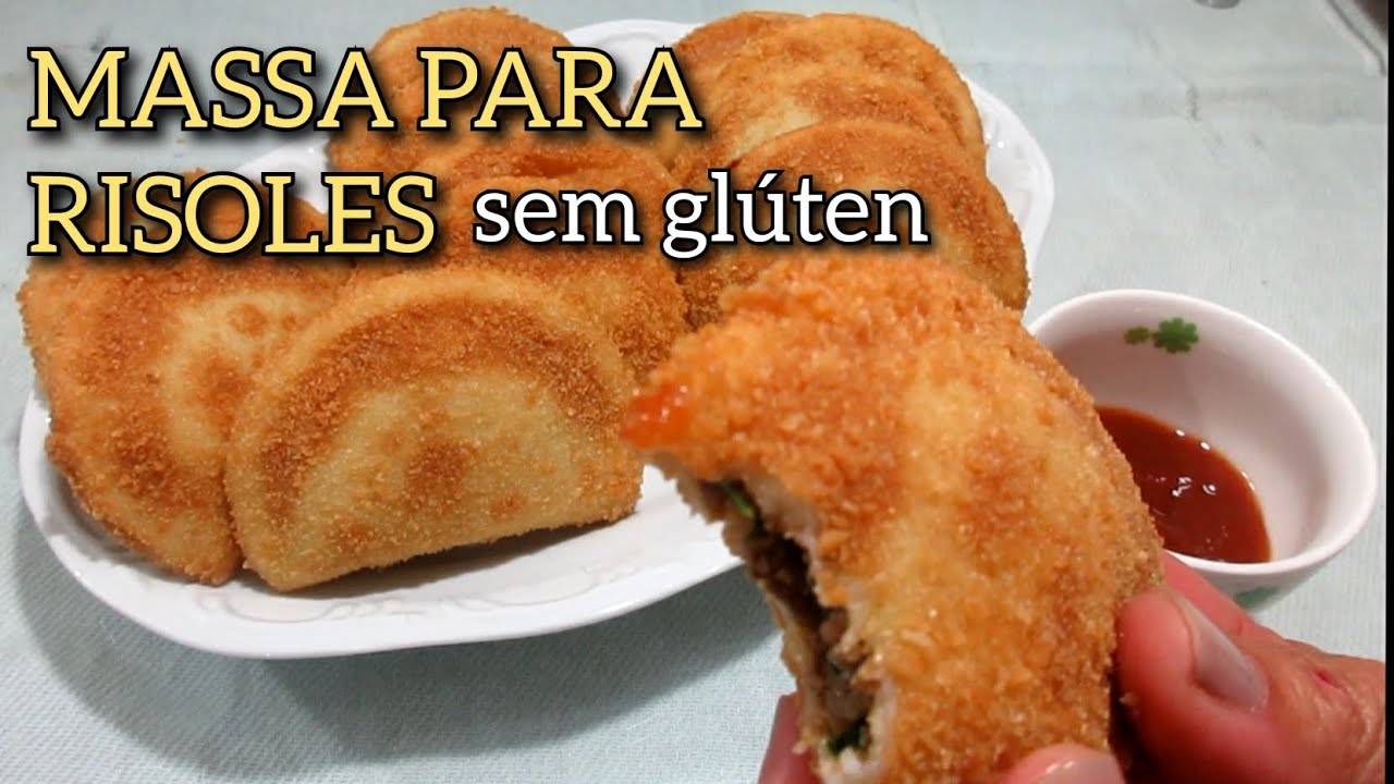 MASSA PARA RISOLES SEM GLÚTEN | REAPROVEITANDO PÃO SEM GLÚTEN PARA FARINHA DE ROSCA PARA EMPANAR
