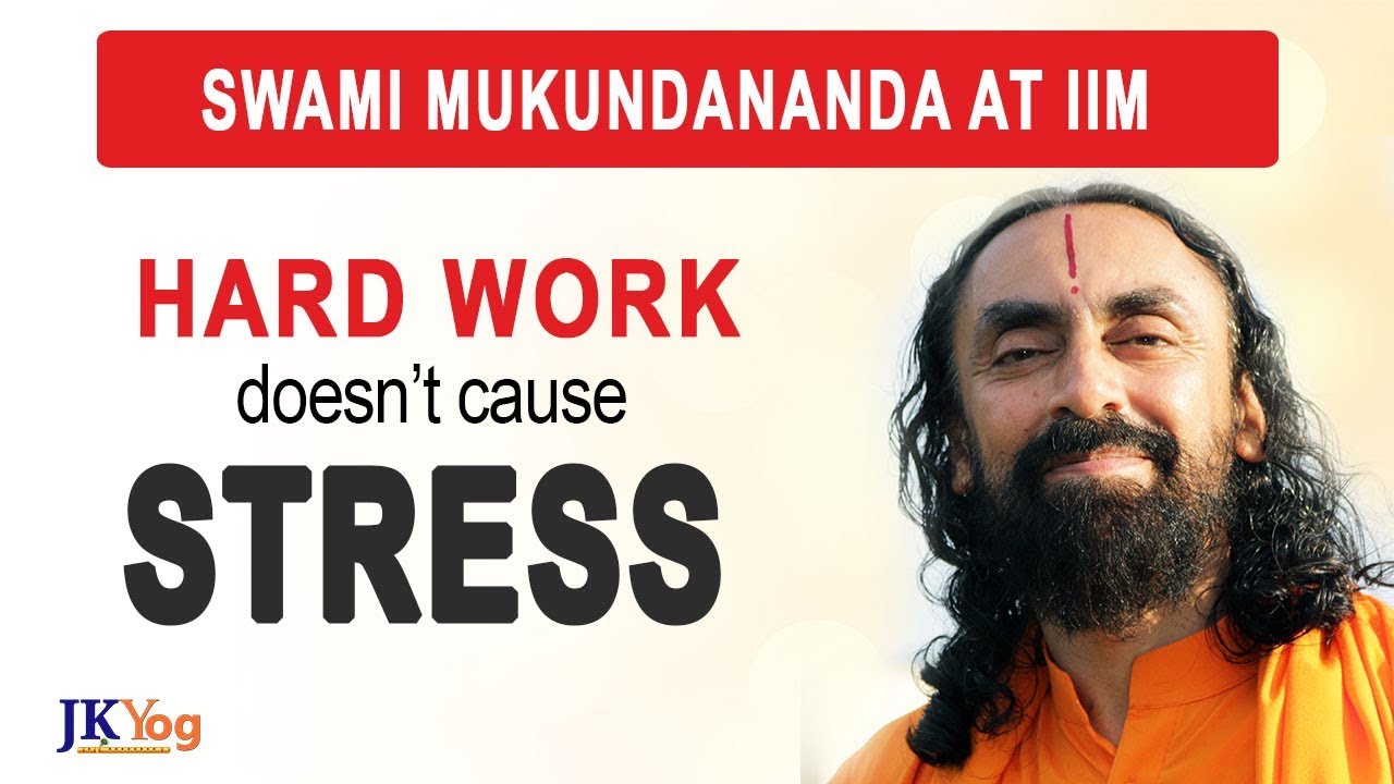 Hard Work is Not the Cause of Stress | Swami Mukundananda Talks to IIM Students on Stress-Free Life
