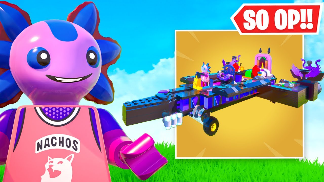 Я построил свой ПЕРВЫЙ САМОЛЁТ в LEGO Fortnite! (Полная сборка)