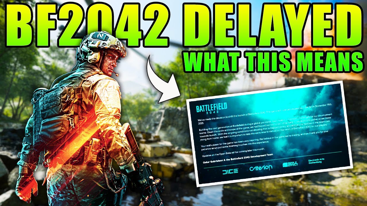 Battlefield 2042 Delay - What Does It Mean?