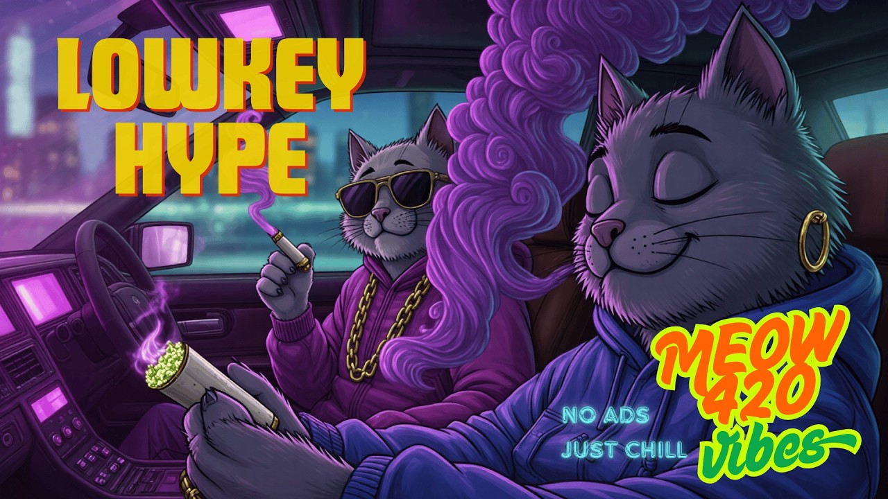 💨 420 Chill Rap – Smoked Out Night Drive Vibes | MEOW 420 Echo