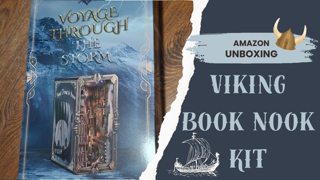 Распаковка Amazon - Набор для создания электронной книги Viking Book Nook Kit