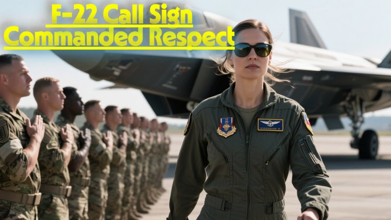 She Was Kicked Off the Base by the Admiral — Until Her F-22 Call Sign Commanded Respect From Every