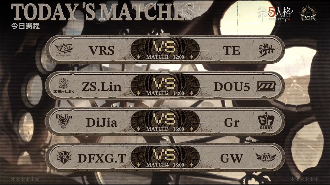 第五人格【深淵的呼喚IX】中國賽區預選賽Day2
