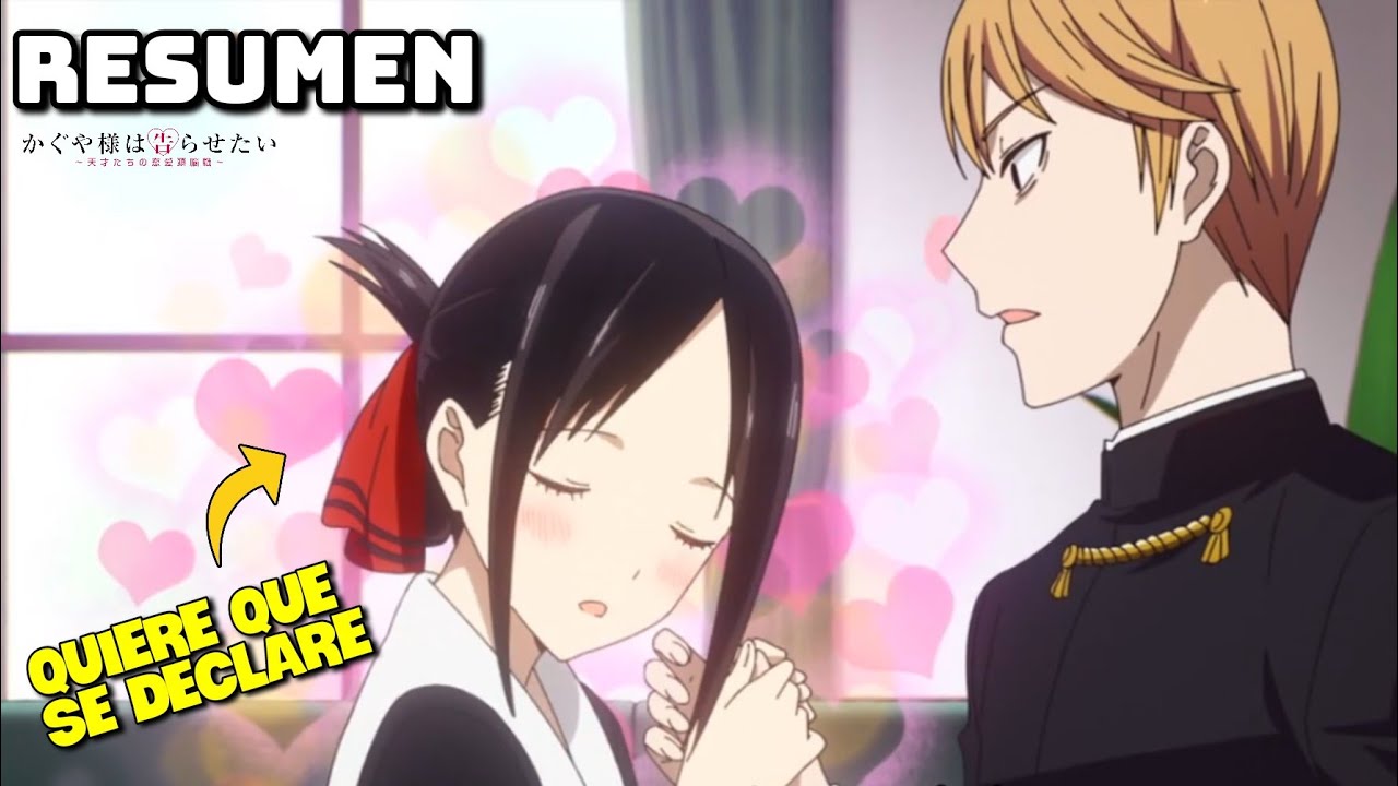 🔵El Chico POBRE que ENAMORÓ a la MILLONARIA | KAGUYA SAMA | Resumen 1ra Temporada
