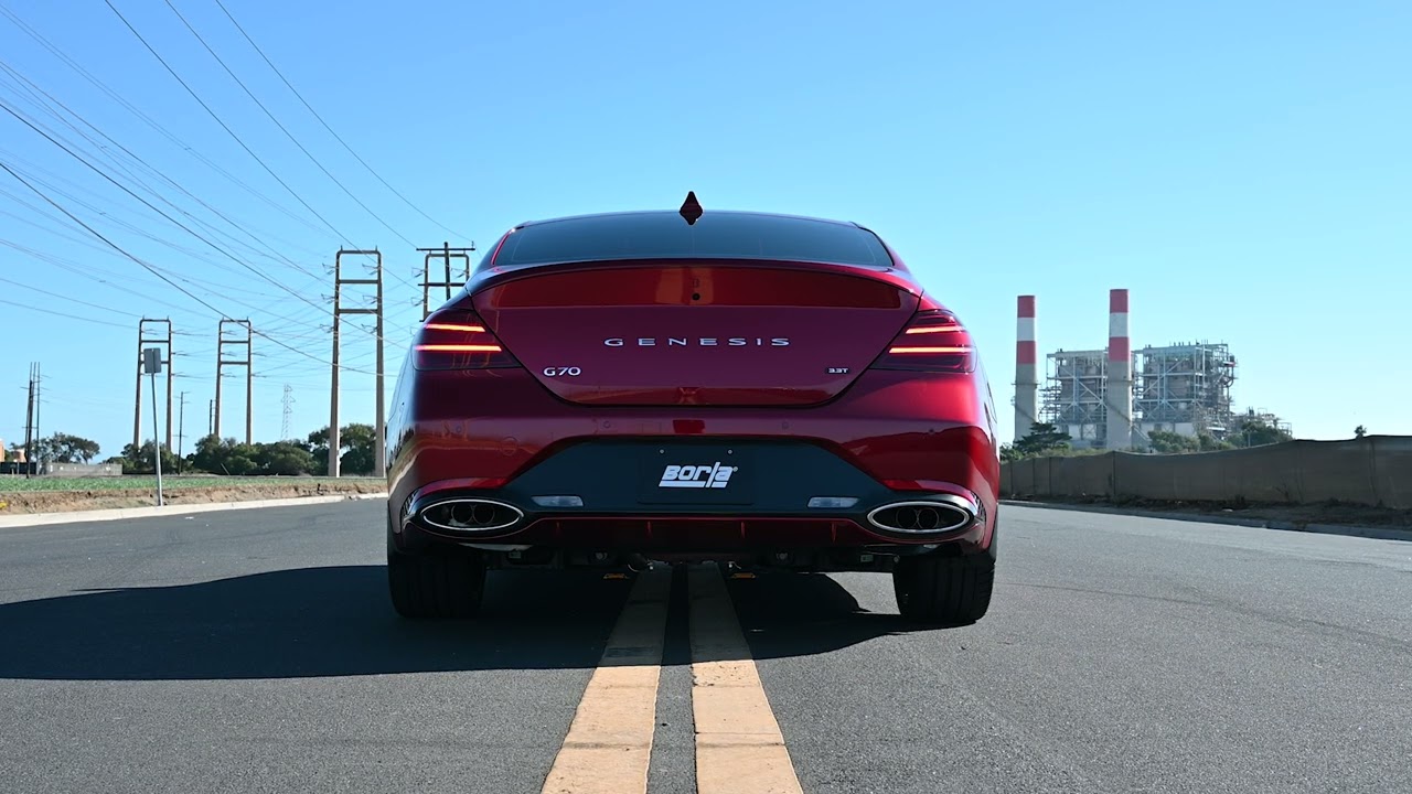 Borla Exhaust for 2022+ Genesis G70 3.3L