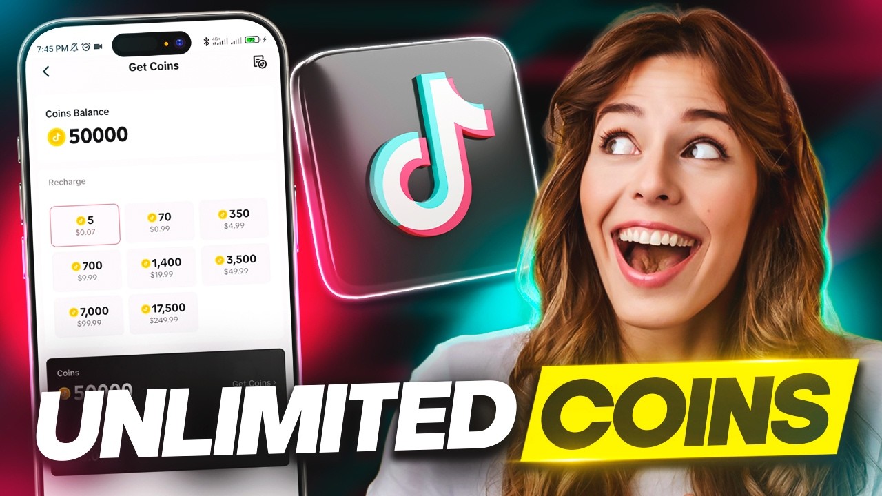 Tiktok Free Coins Gratis - How I Got Free Recharge Tiktok Coins iOS/Android