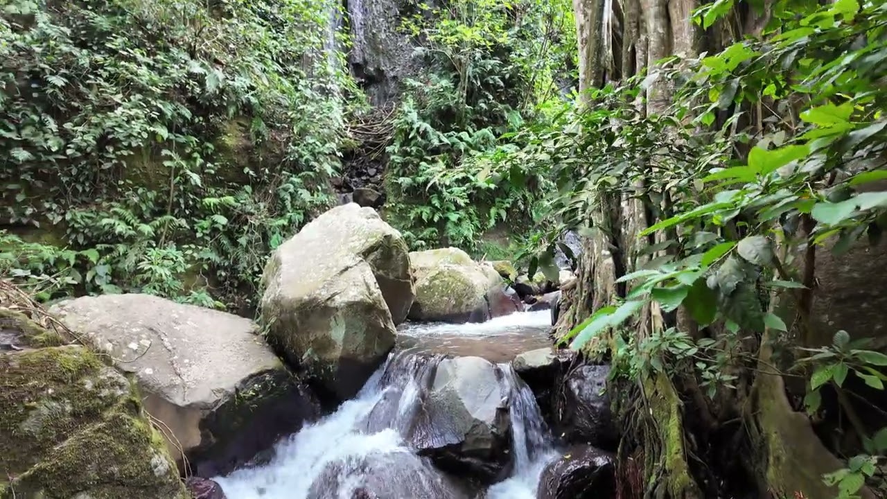 Tired but happy, 7 falls trail Juayua El Salvador