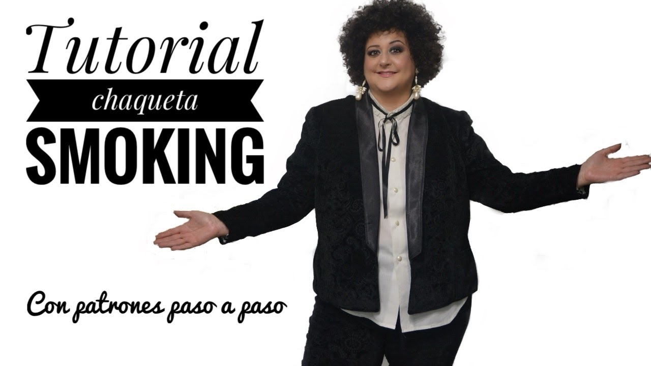 Tutorial chaqueta smoking con los patrones paso a paso