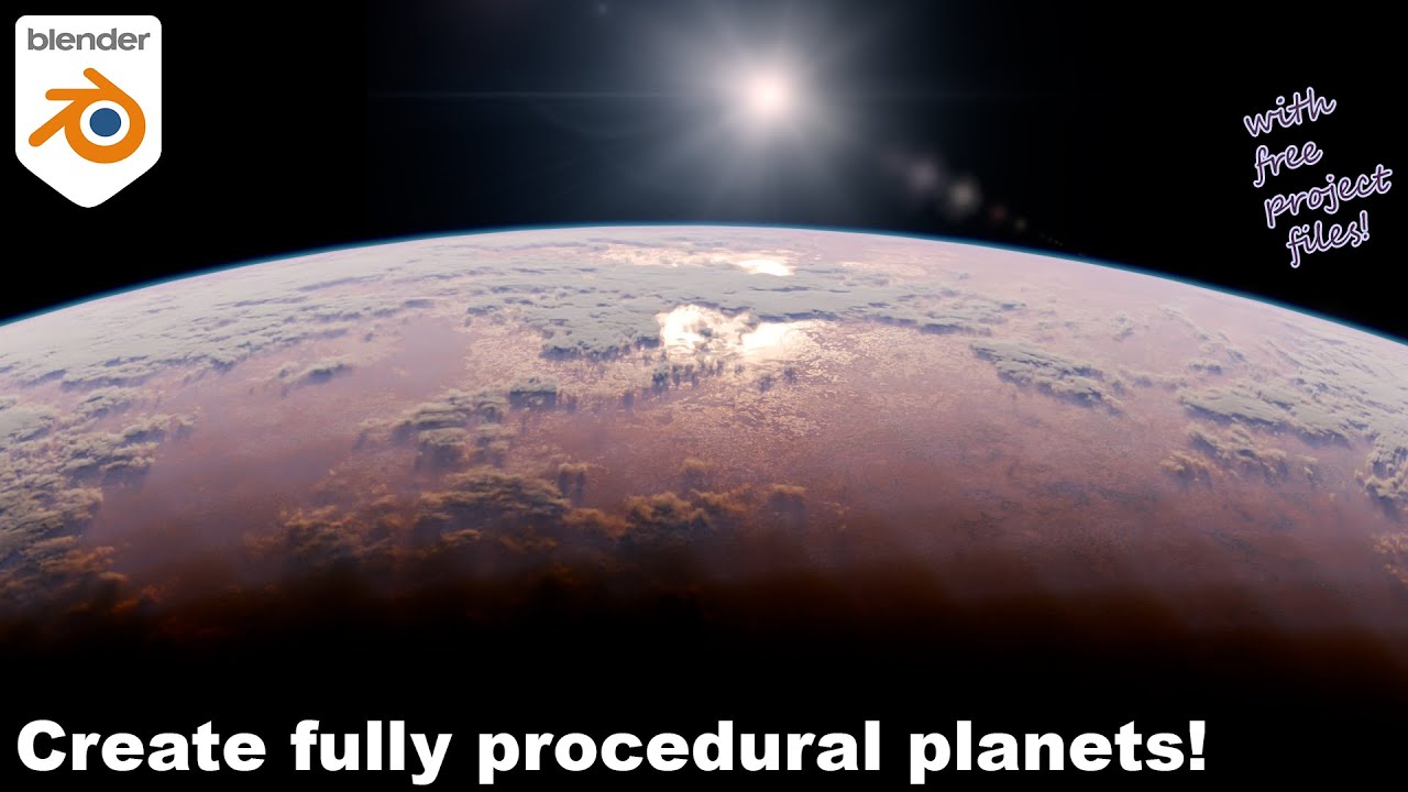 Create procedural planets with Blender - Blender Tutorial