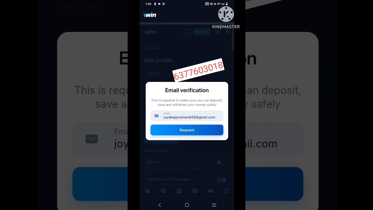 1win game mein email kaise verify hota Hai # 1win game email verification link expired problem #