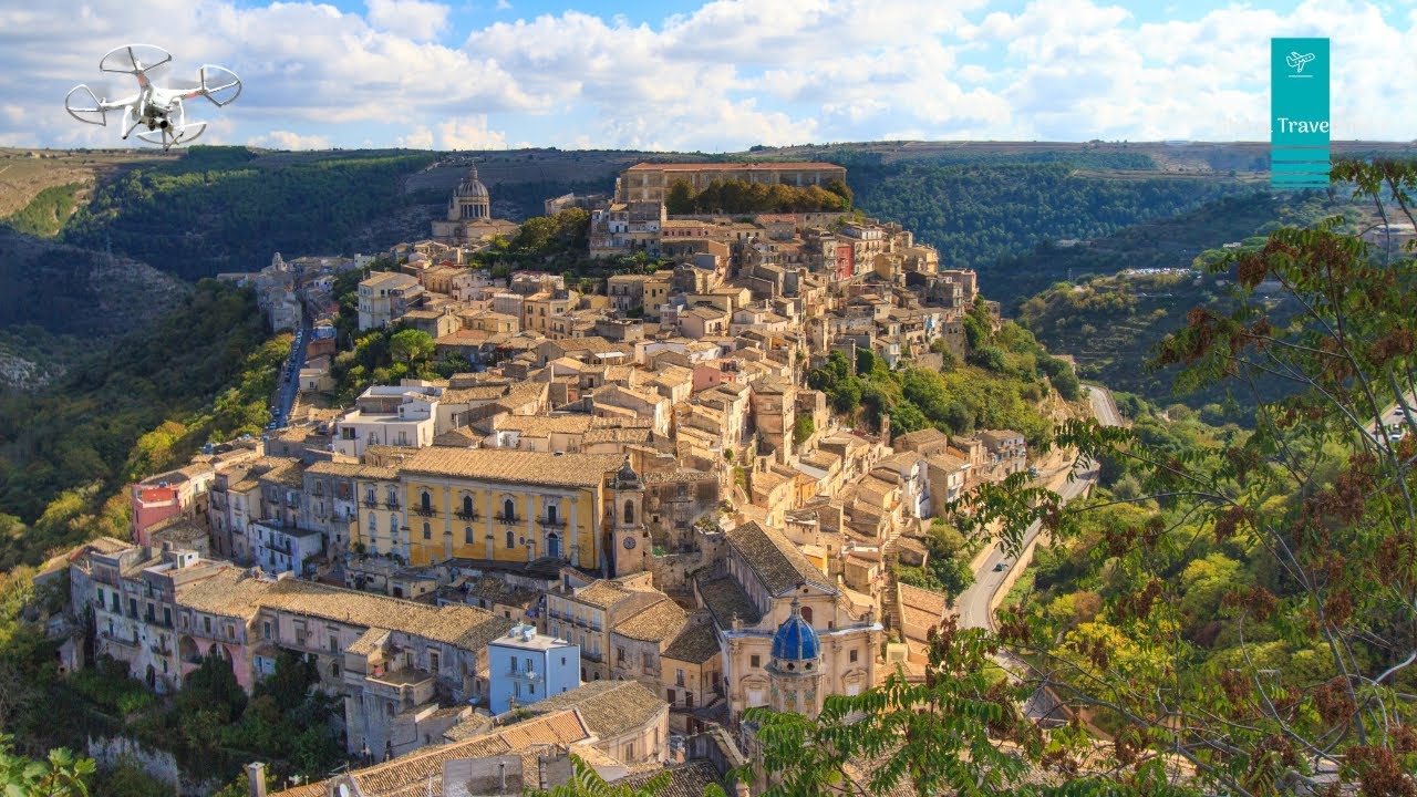 Ragusa in 4K | Stone Hills, Layers & Sicilian Form