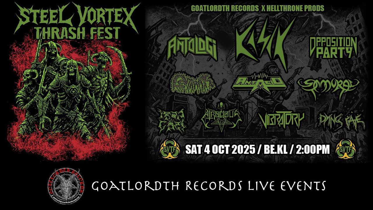 Steel Vortex 2025. Thrash Metal FEST!
