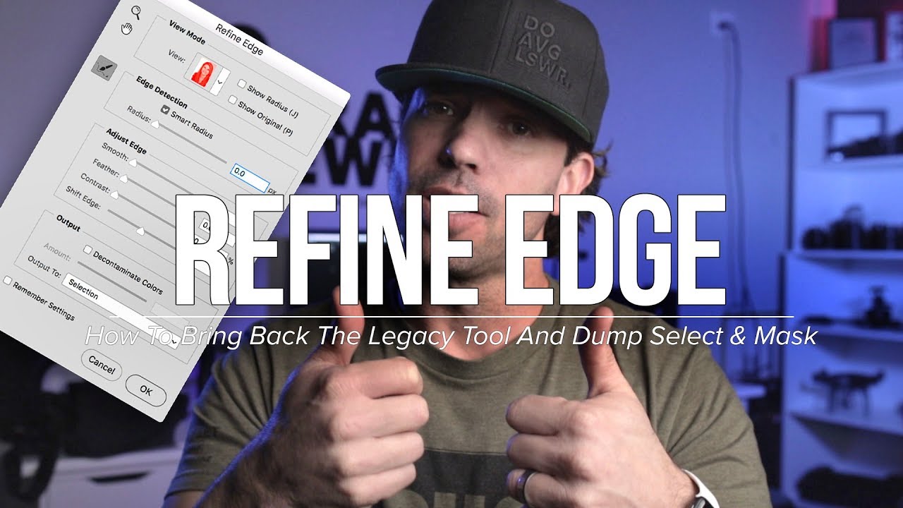 How To Bring Back Photoshop's Legacy Refine Edge Tool