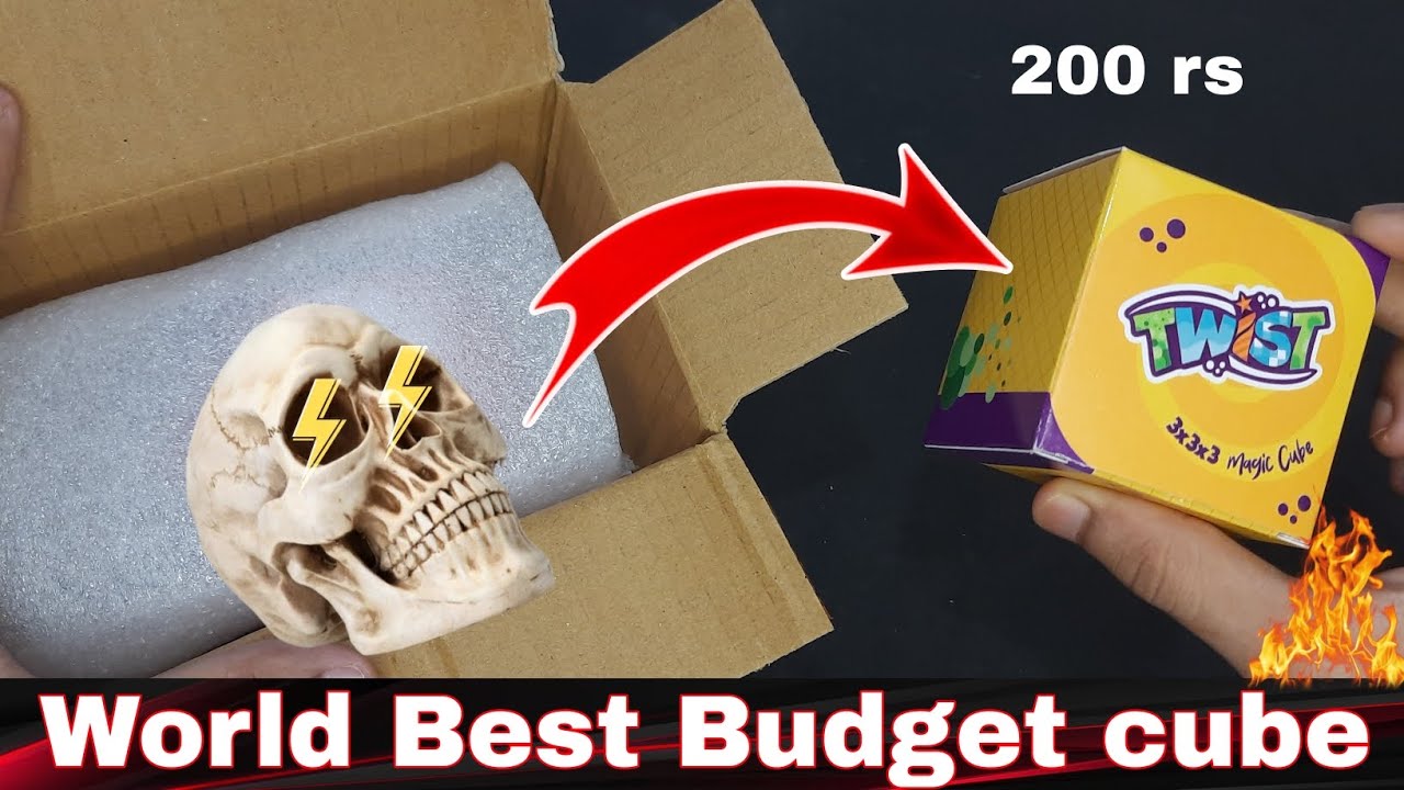 Budget Rubik's cube under 200rs | World best budget Rubik's cube under 200rs | Budget speed cube 200