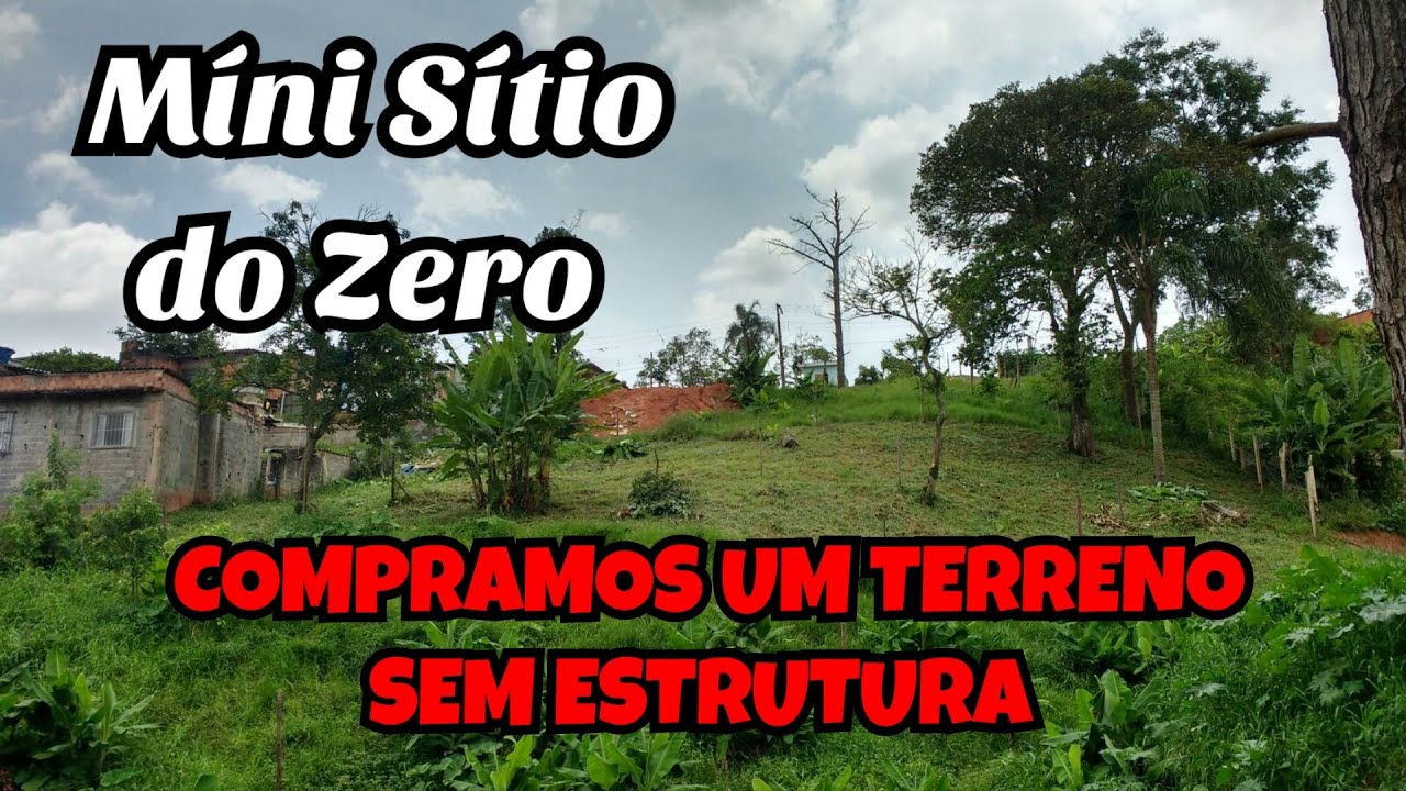 COMPRAMOS UM TERRENO SEM NENHUMA ESTRUTURA | VAMOS TRANSFORMA-LO EM UM MÍNI SÍTIO | SÍTIO do ZERO 😱🏡