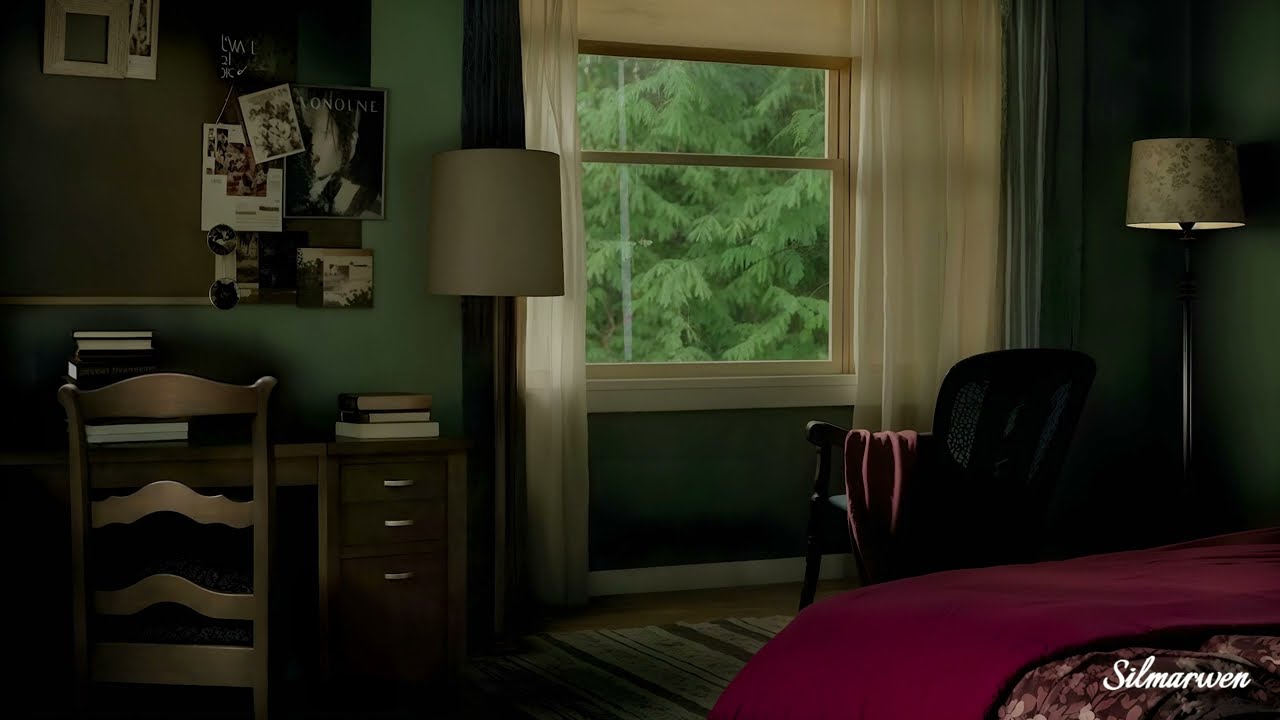 Autumn Ambience | Twilight Saga | Bella Swan's Bedroom | Reading Session with Bella