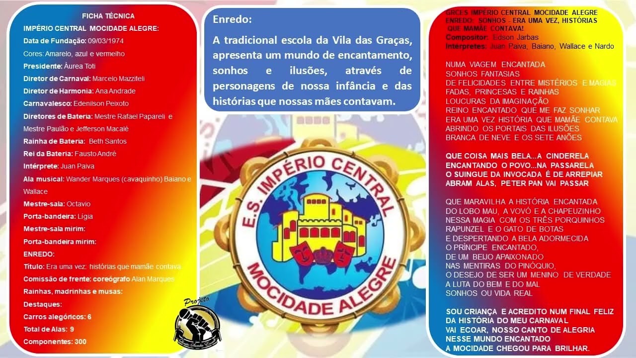G. R. C. E. S.  IMPÉRIO CENTRAL DA MOCIDADE ALEGRE DA VILA DAS GRAÇAS