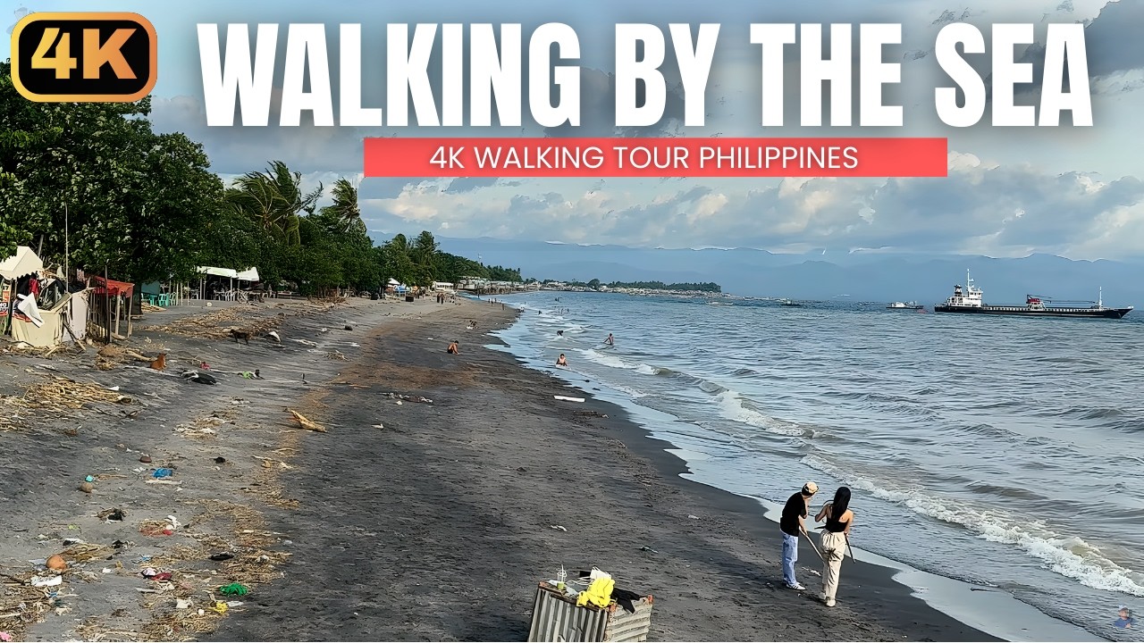 [4K] Exploring the Secret Seaside of General Santos City, Philippines | Uncut Walking Tour