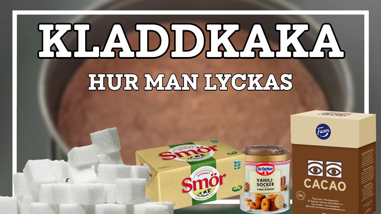 Baka med mig - Kladdkaka🍫