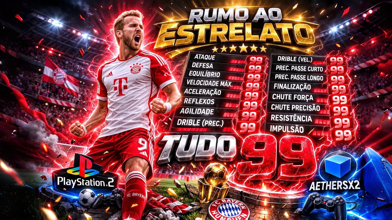 Rumo ao Estrelato tudo 99 no PES PS2