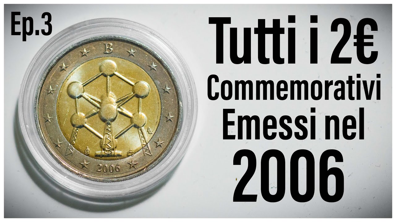 Tutti i 2€ emessi nel 2006 commemorativi!  - all 2006 euros collecting rare coins