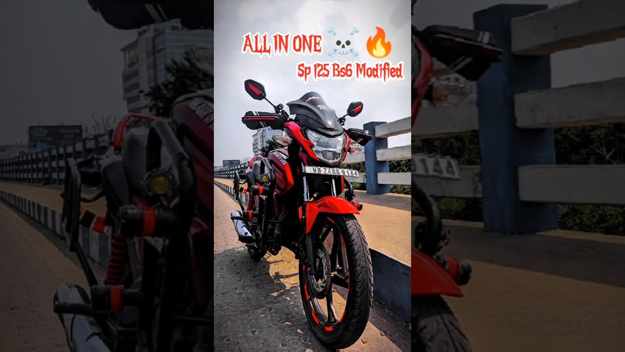 ALL IN ONE☠️SP 125 BS6 MODIFIED || SP Modified #Sp #125 #sp125modified #sp125 #hondasp125bs6modified