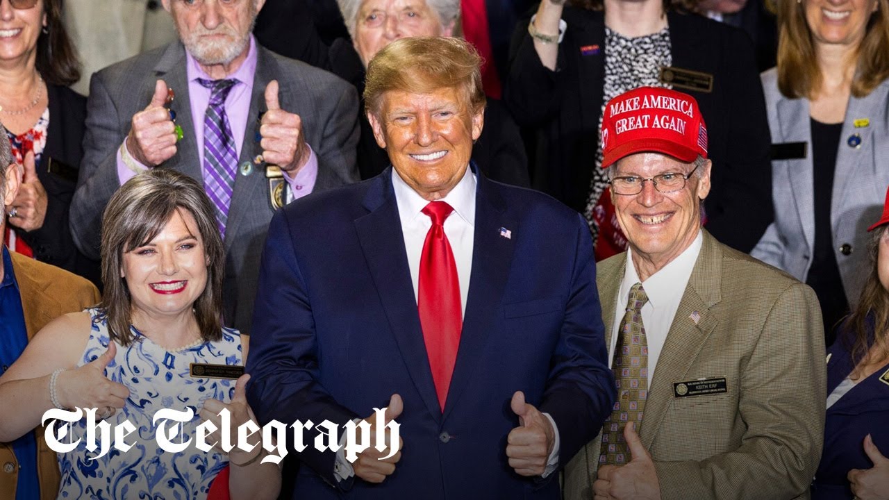 Donald Trump criticises ‘Crooked Joe Biden’ over his re-election campaign