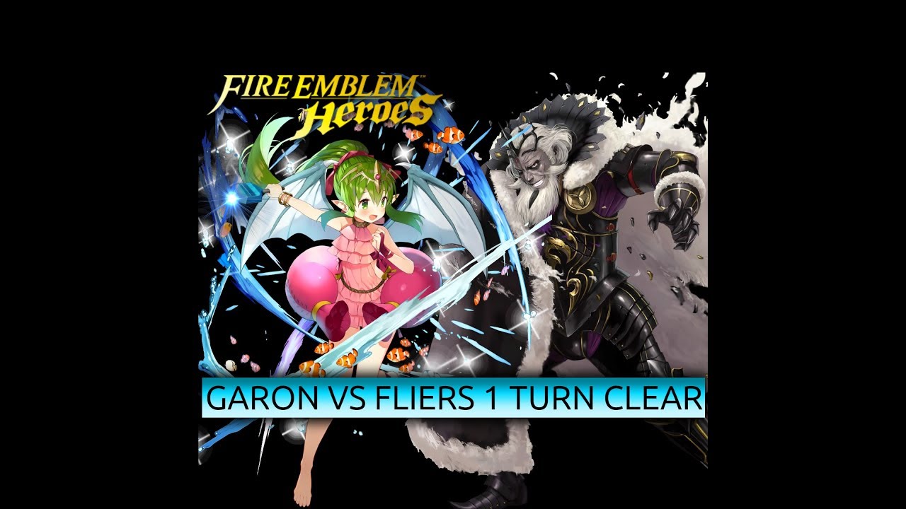 [FEH] Grand Hero Battle Garon 1 turn clear {Infernal} Fire Emblem Heroes