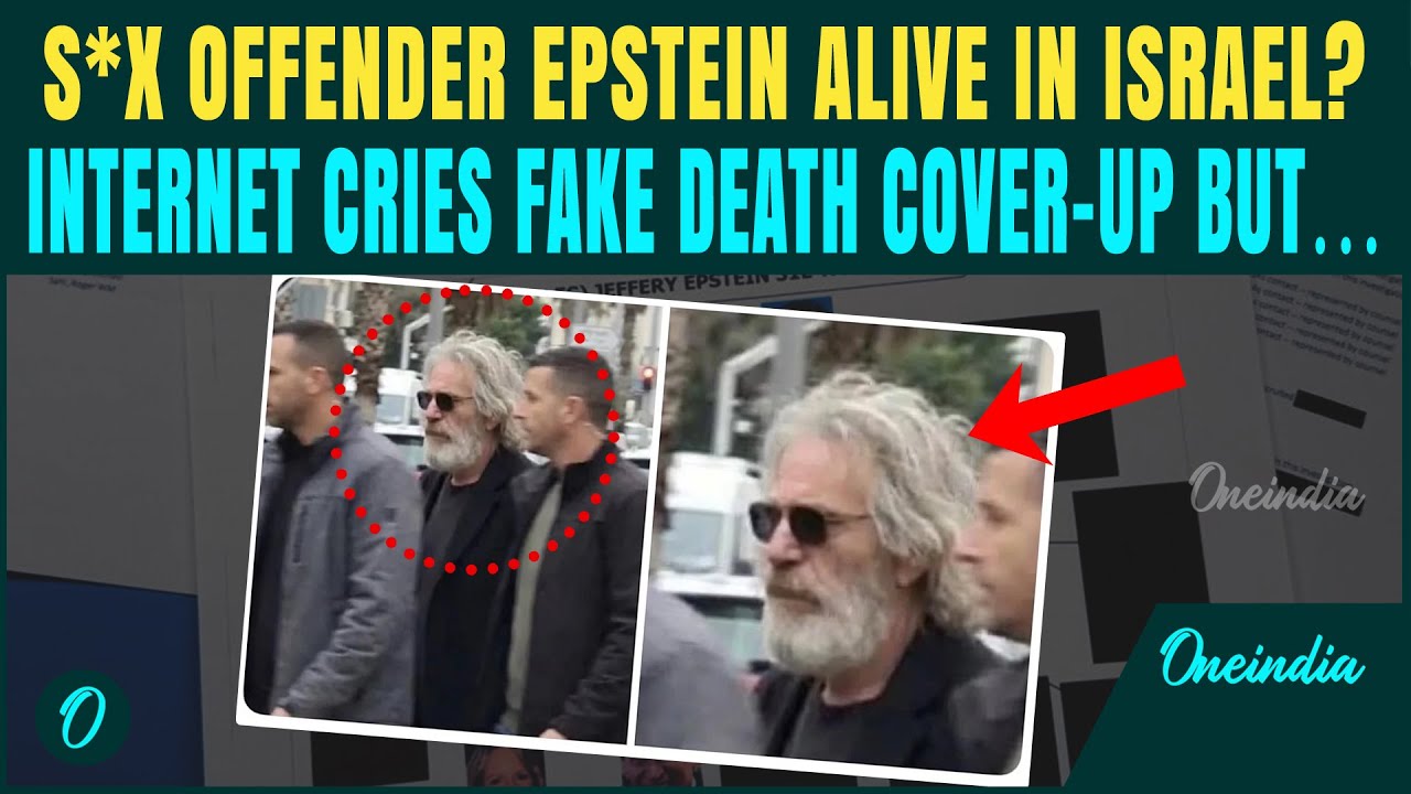 P*D*PH*LE Epstein ALIVE in Israel? SHOCKING Photo OUT! S*x Offender WALKS FREE In Shades? Details
