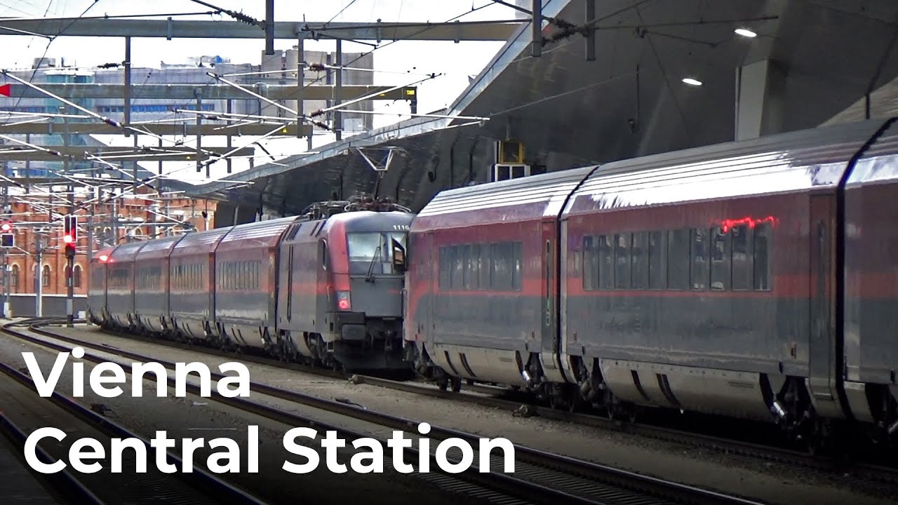 Austrian Trains Vlog #23 - Afternoon Trains at Vienna Central Station (02.02.2023)