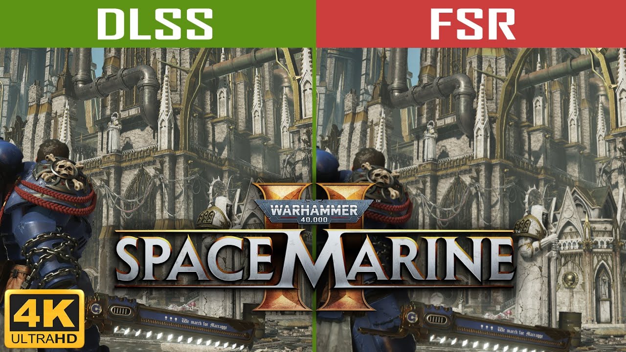 Warhammer 40000: Space Marine 2 — 4K TAA / DLSS Balanced / FSR Balanced Comparison (RTX 2080 Ti)