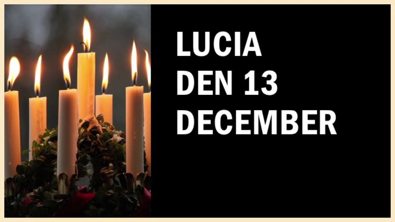 Lucia den 13 december - Fira Jul i Sverige - Svenska högtider