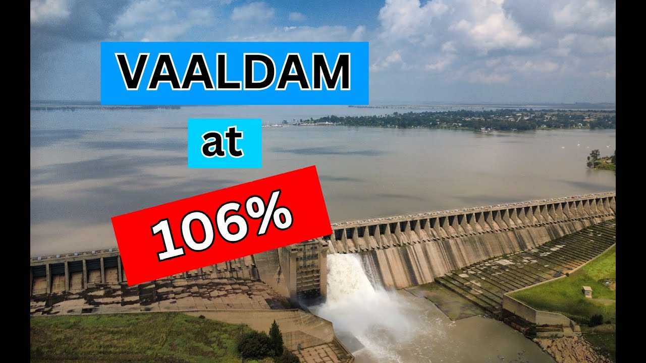 Vaal Dam Overflows at 106%! Sluice Gate Opens for Epic Controlled Release – March 2025