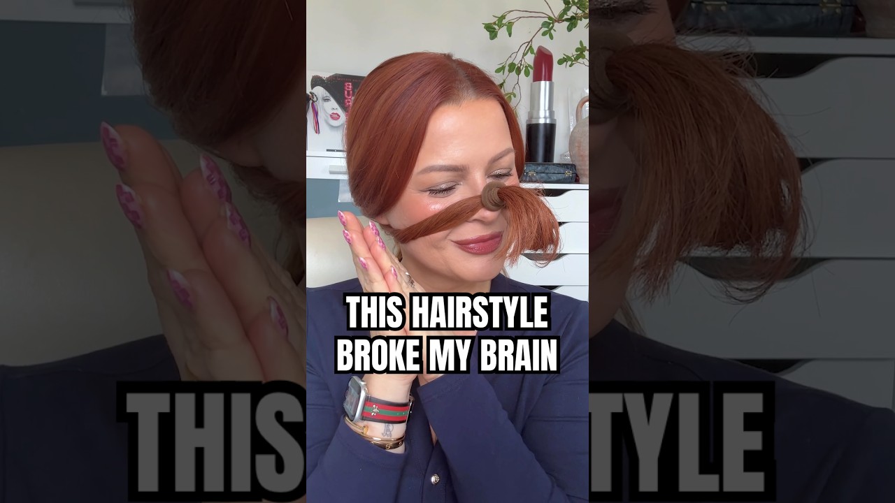 THIS HAIRSTYLE BROKE MY BRAIN 😅 (but the result!? Omg!) vc: @B@BeatriceEnolaRavizzahairstyles