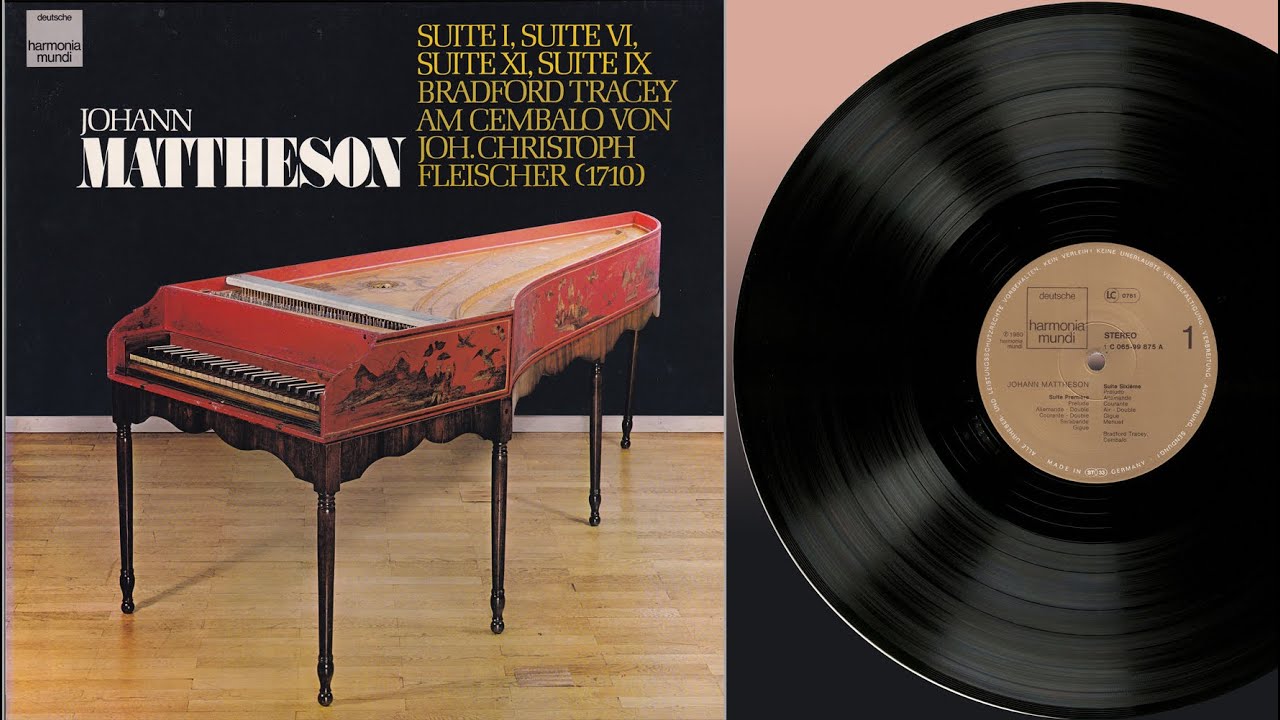 Bradford Tracey (harpsichord) Johann Mattheson (1681-1764) Suiten I, VI, IX and XI (London 1714)
