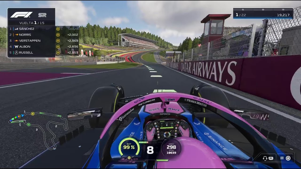 🇧🇪F1 25 Modo Carrera GP de Bélgica Carrera Sprint 🇧🇪 [DNF]
