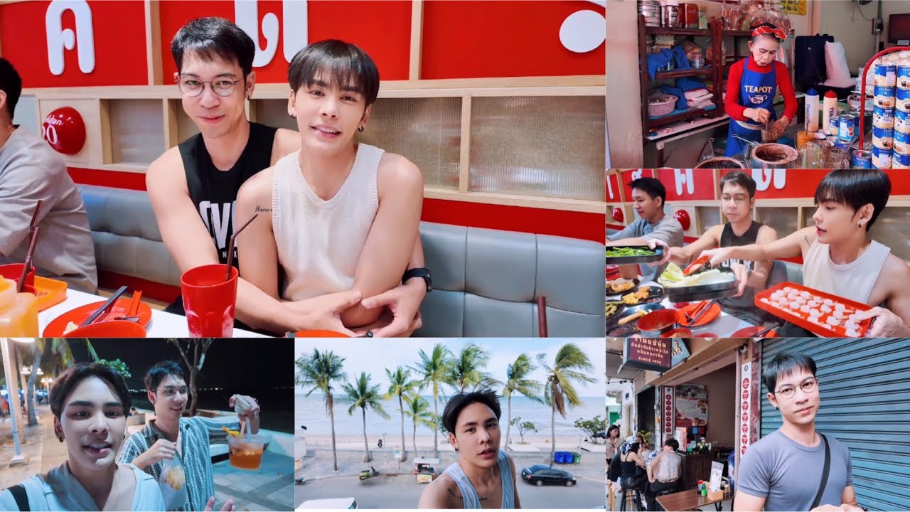 [Vlog] พาเดินเที่ยวริมทะเลและพบปะเพื่อนเพื่อน ￼