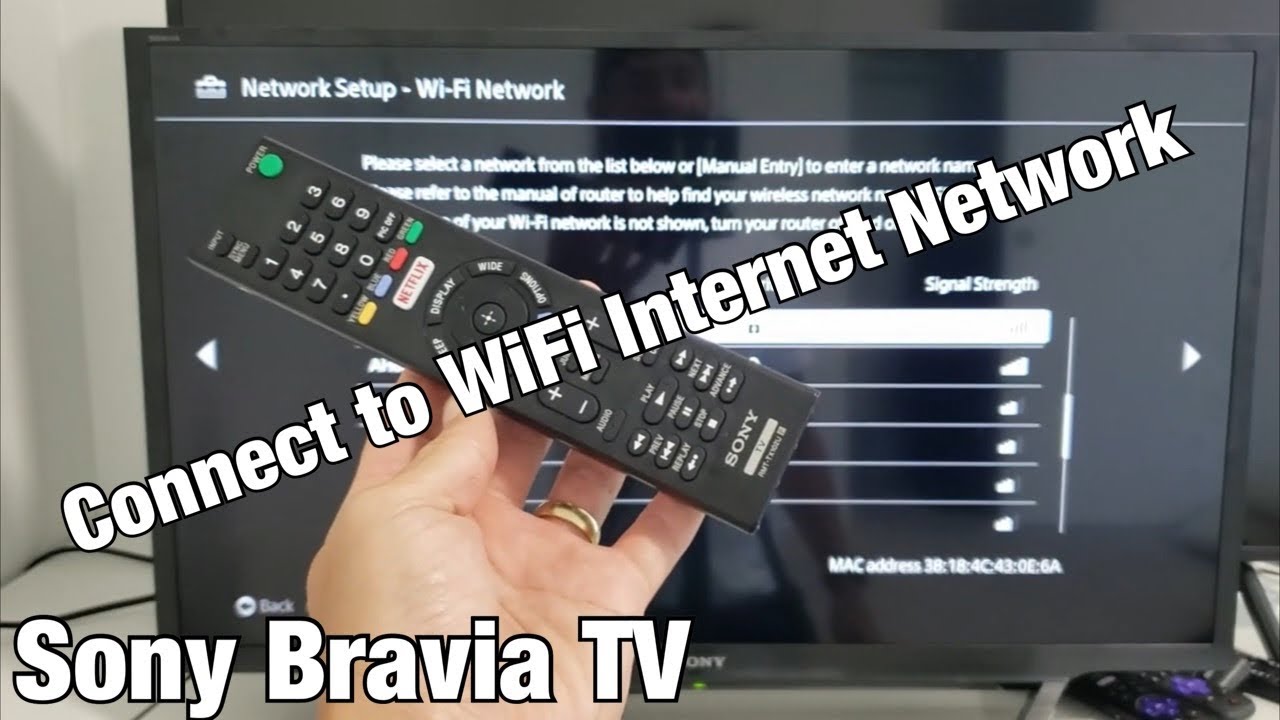 Телевизор Sony Bravia: как подключиться к сети Wi-Fi (Интернету)