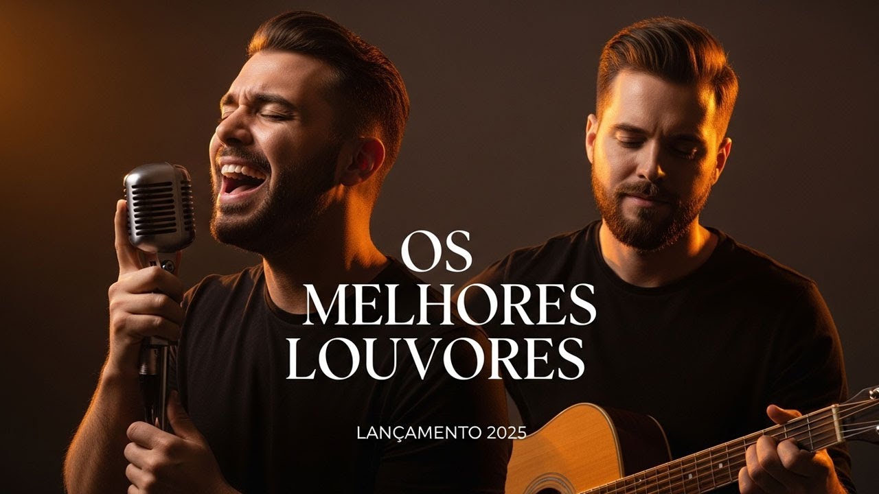 As Melhores Músicas Gospel, Top 50 Louvores de Adoração 2025,HINOS - Fernandinho, Gabriela Rocha,...