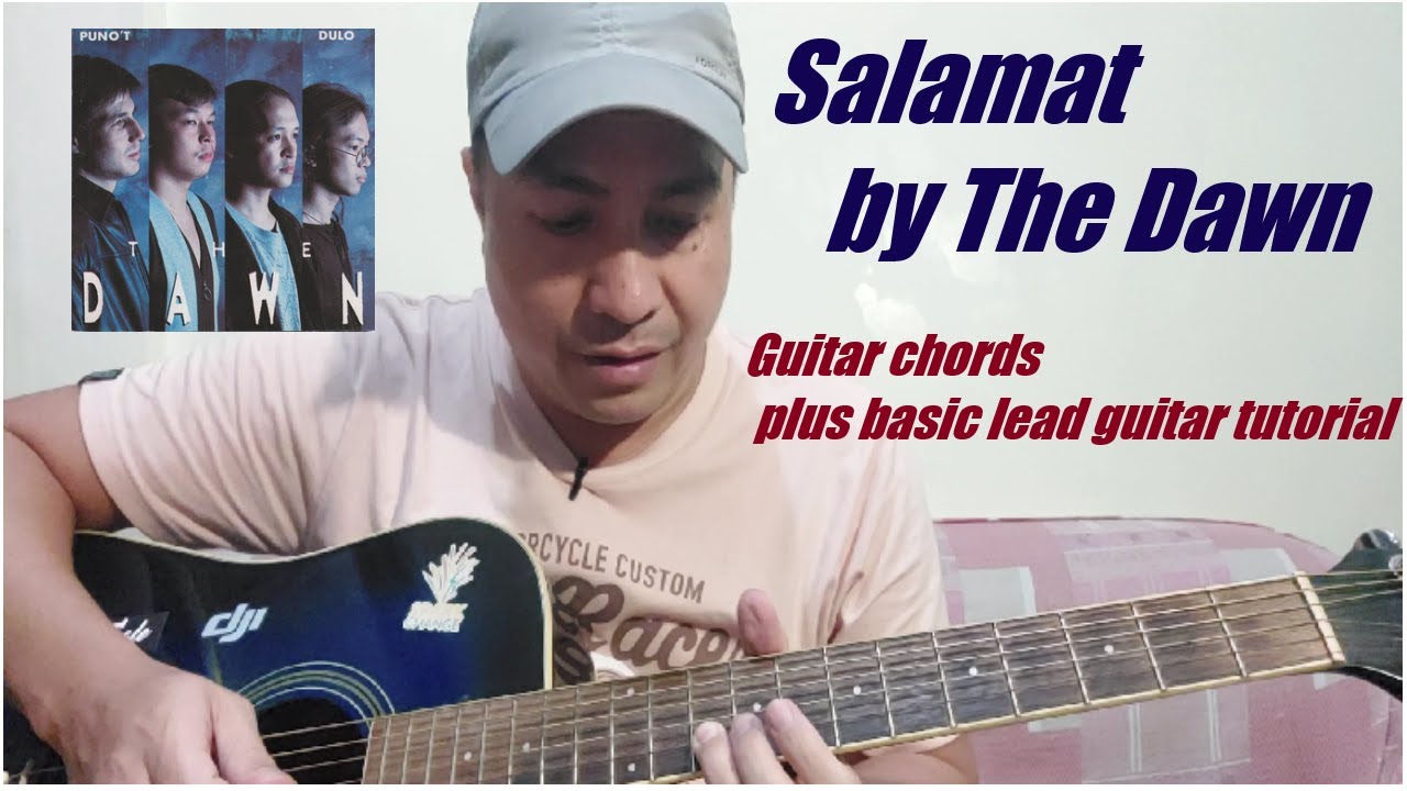 Salamat by The Dawn, guitar chords plus basic lead guitar tutorial | Guitar Vlog #045