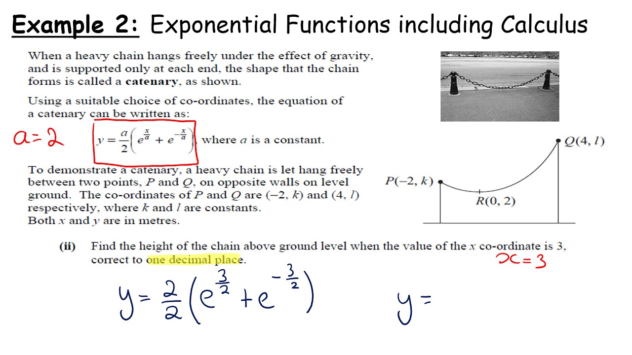 LCHL - Exponential Functions including Calculus