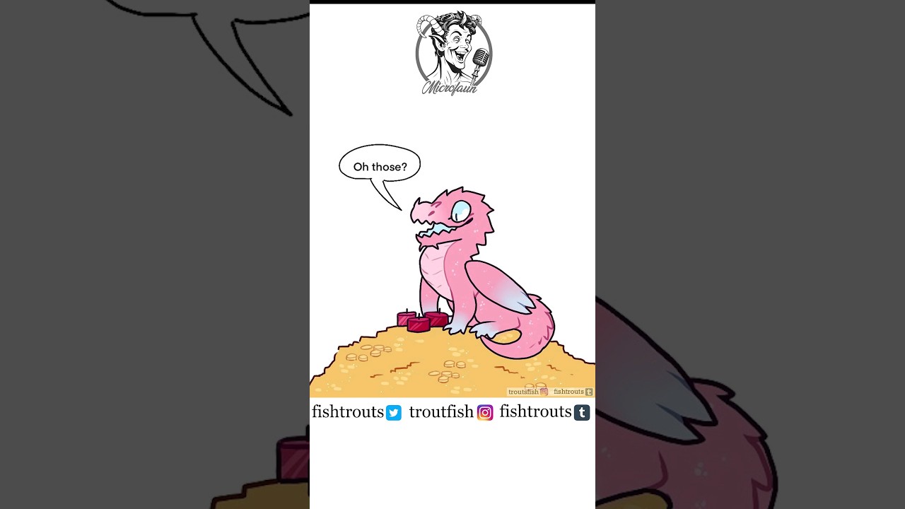 His treasure is completely DISHONORABLE #cute #dragon #comic #funny #dub
