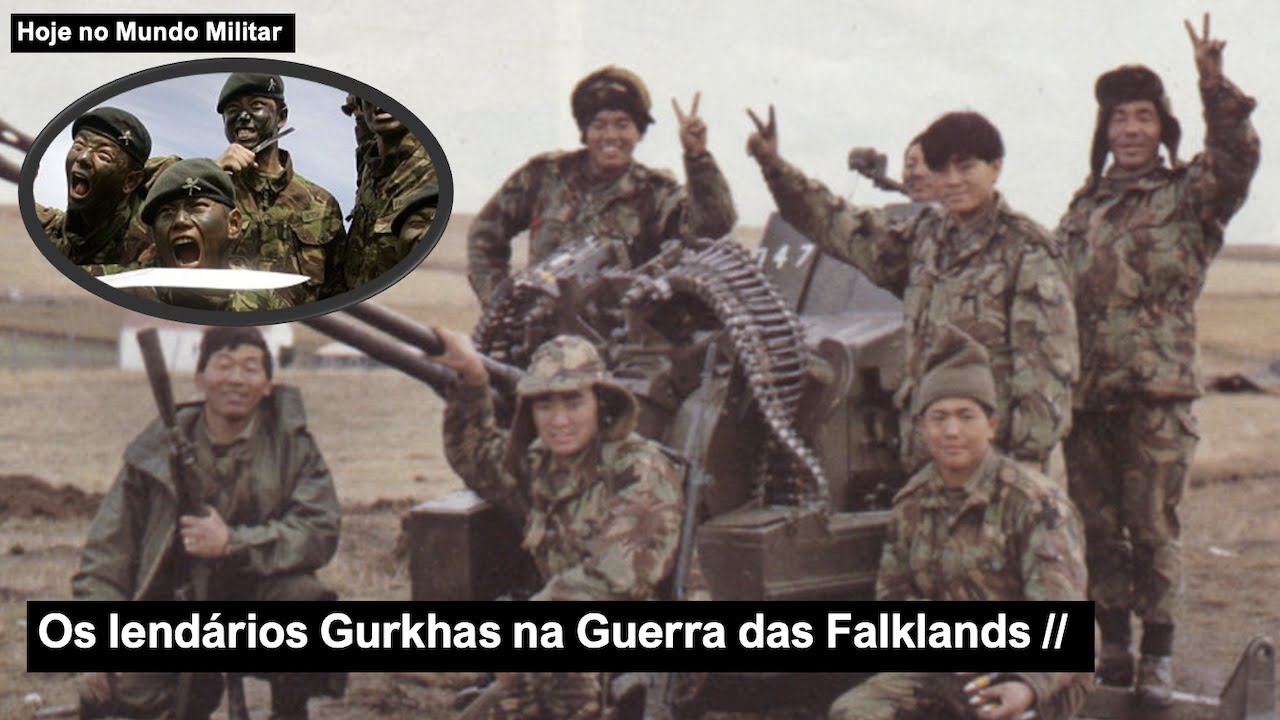 Os lendários Gurkhas na Guerra das Falklands