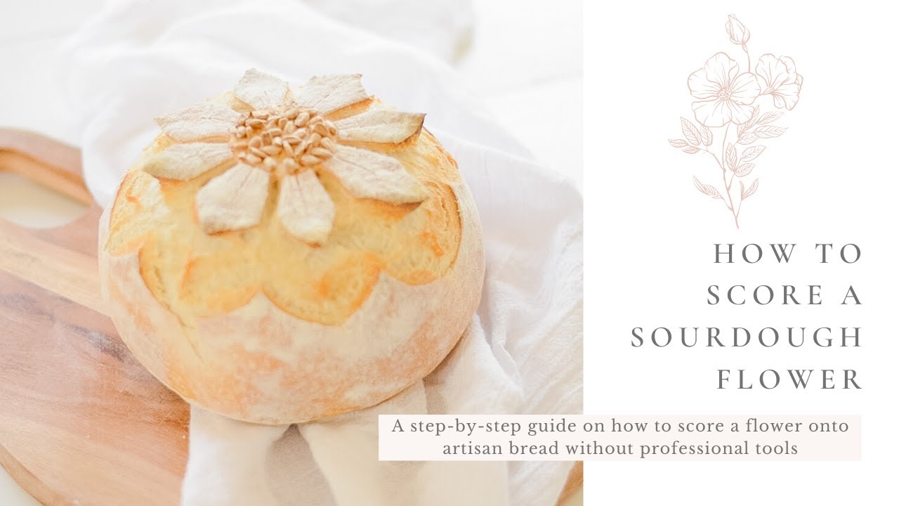 How to Score a Sourdough Flower without a Lame