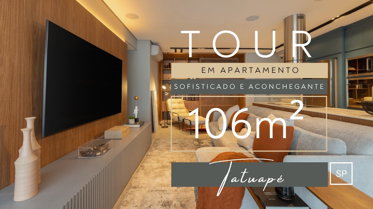 TOUR EM APÊ SOFISTICADO DE 106 m² NO TATUAPÉ