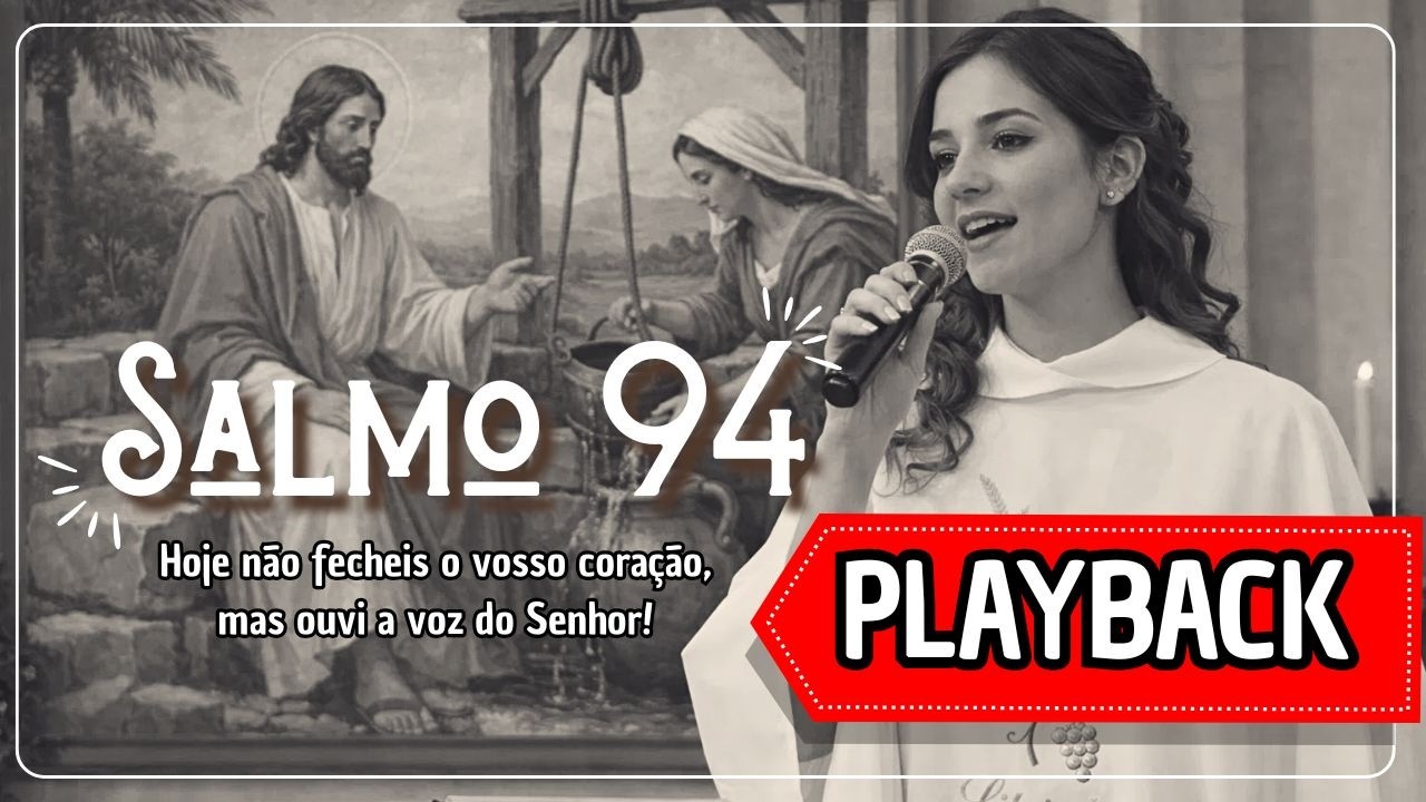 Salmo 94 [PLAYBACK]  Hoje não fecheis o vosso coração, mas ouvi a voz do Senhor  v1 Fem